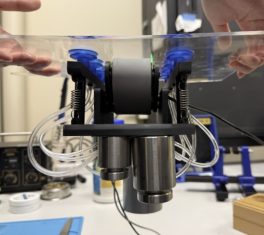 Self-Actuated Climbing Inspection Robot